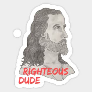 Jesus, Righteous Dude Sticker